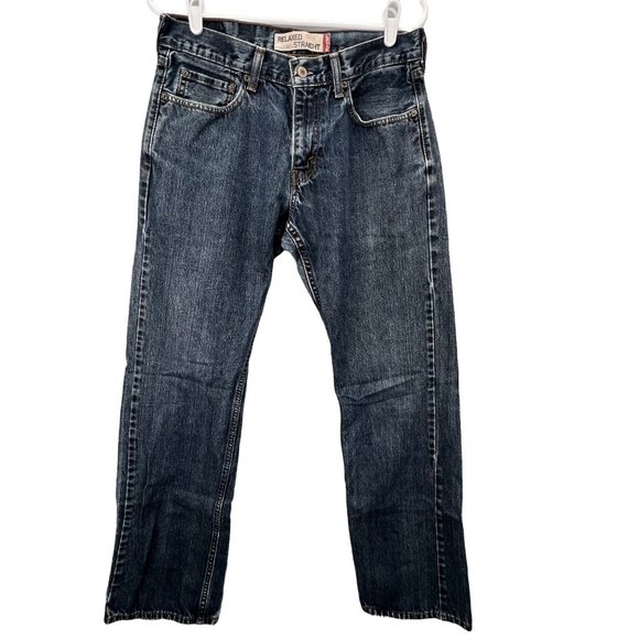 Levis 559 Relaxed Straight Jeans size 30x32 Blue Denim Men - Picture 1 of 8